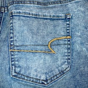 American Eagle denim shorts. Next level stretch. Size 18